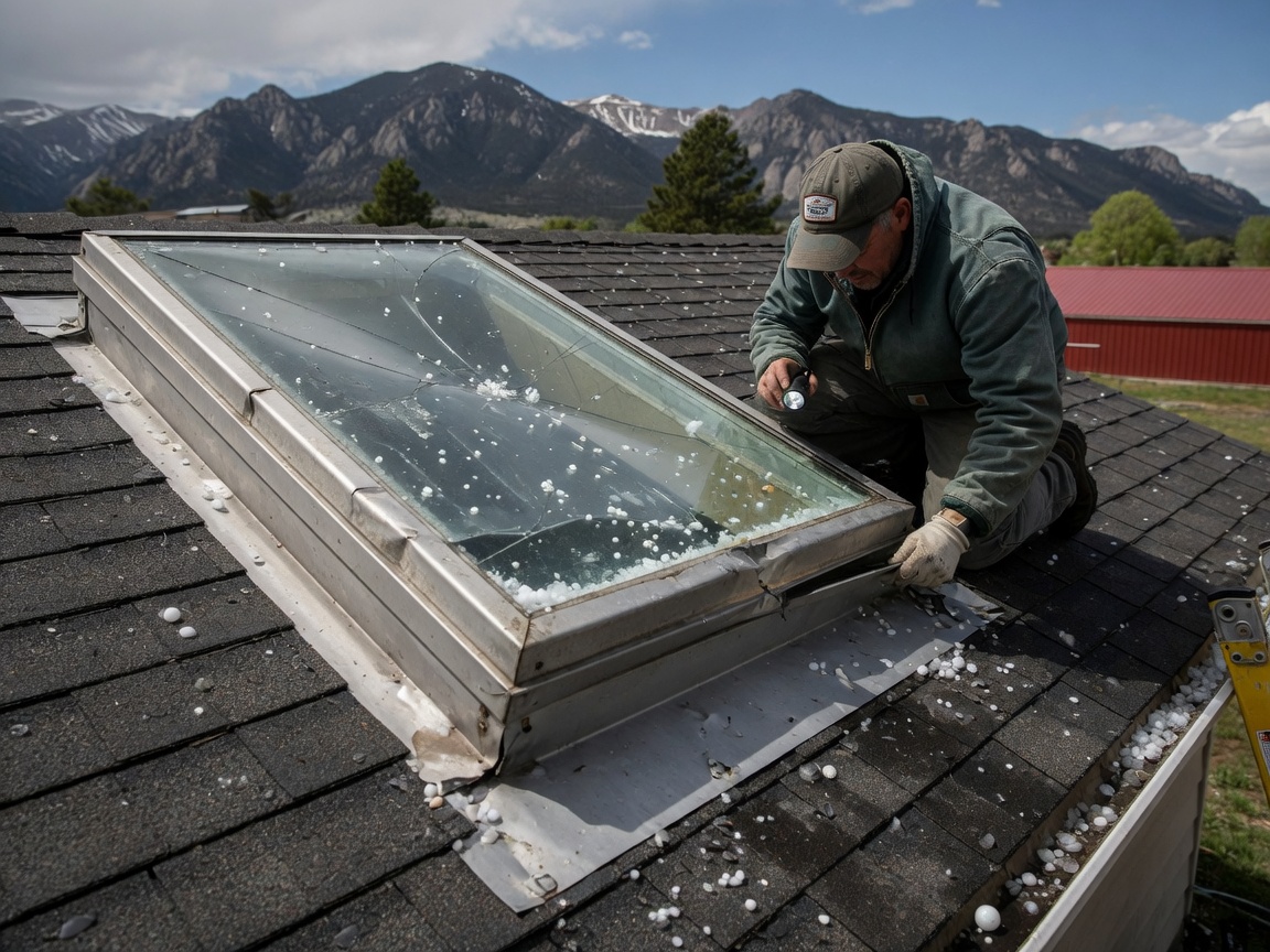 How To Check Skylight Flashing After A Hail Storm
